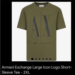 Armani Exchange Logo Short Sleeve T-Shirt XL